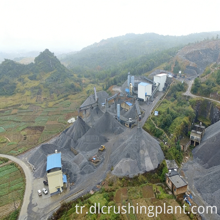 500TPH Gangue Agrega Kırma Tesisi 500TPH Gangue Aggregate Crushing Plant
